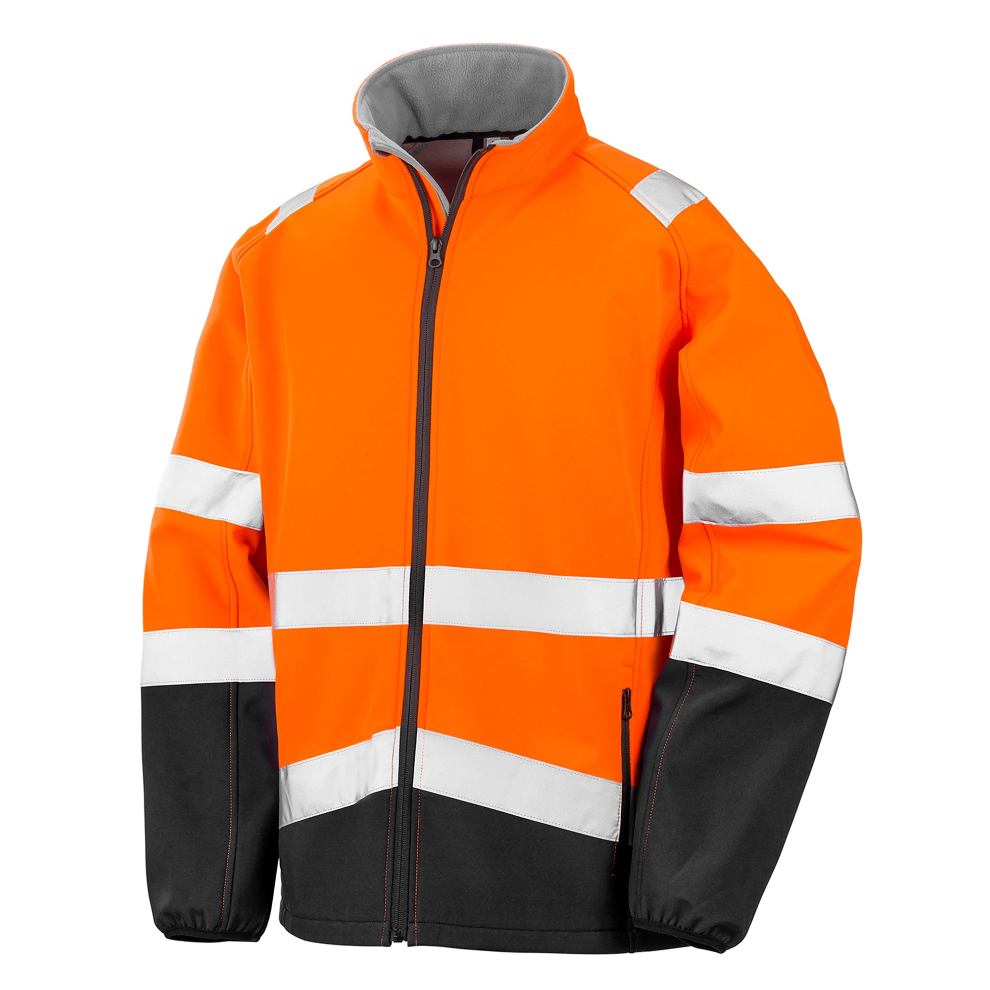 Printable safety softshell jacket