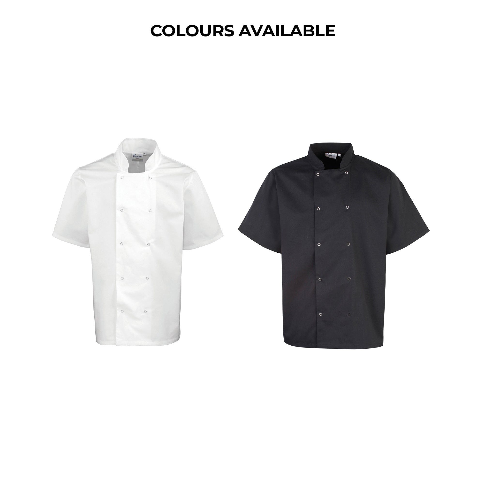Chef's Short Sleeve Stud Jacket