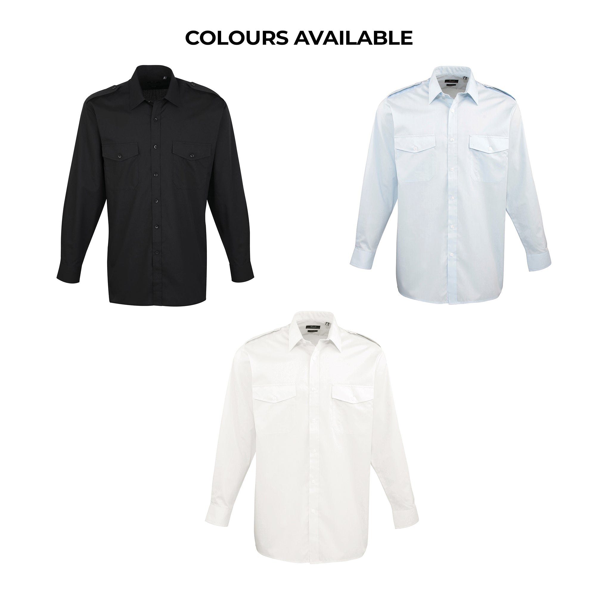 Men's Long Sleeve Pilot Shirt