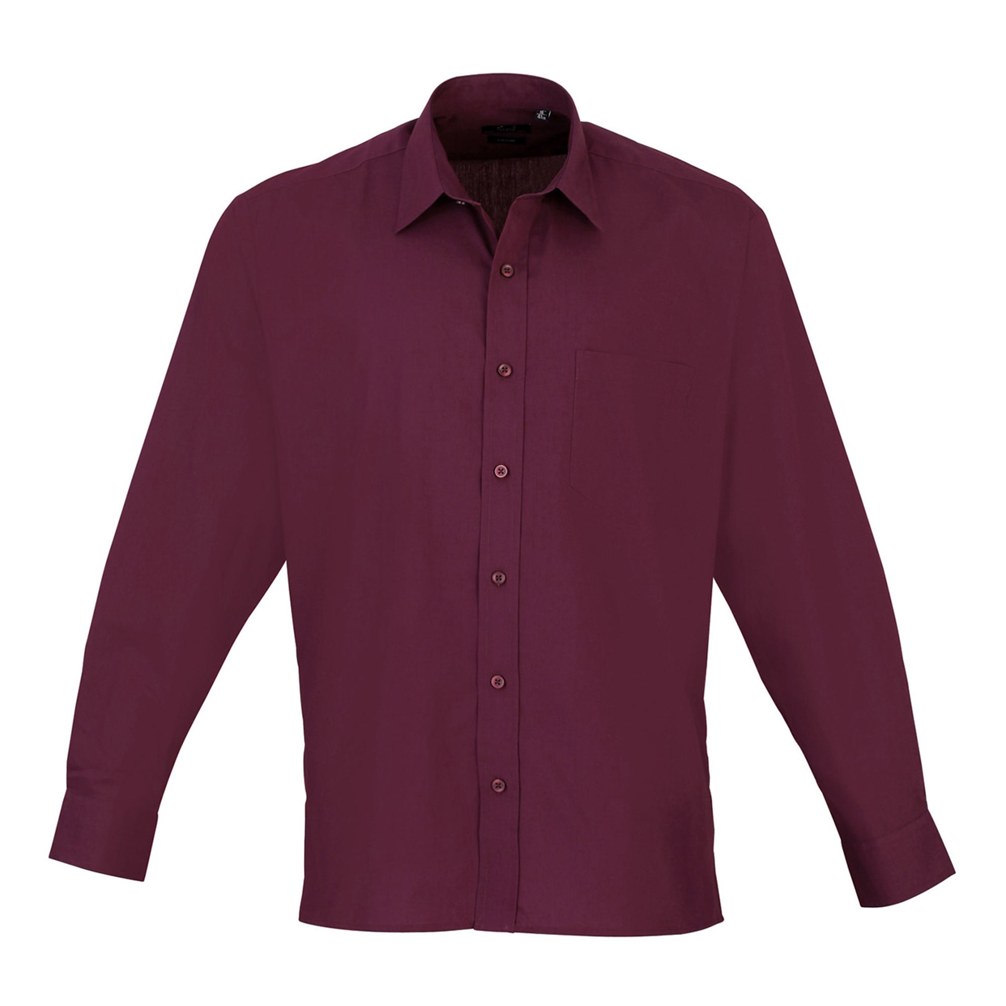 Long sleeve poplin shirt