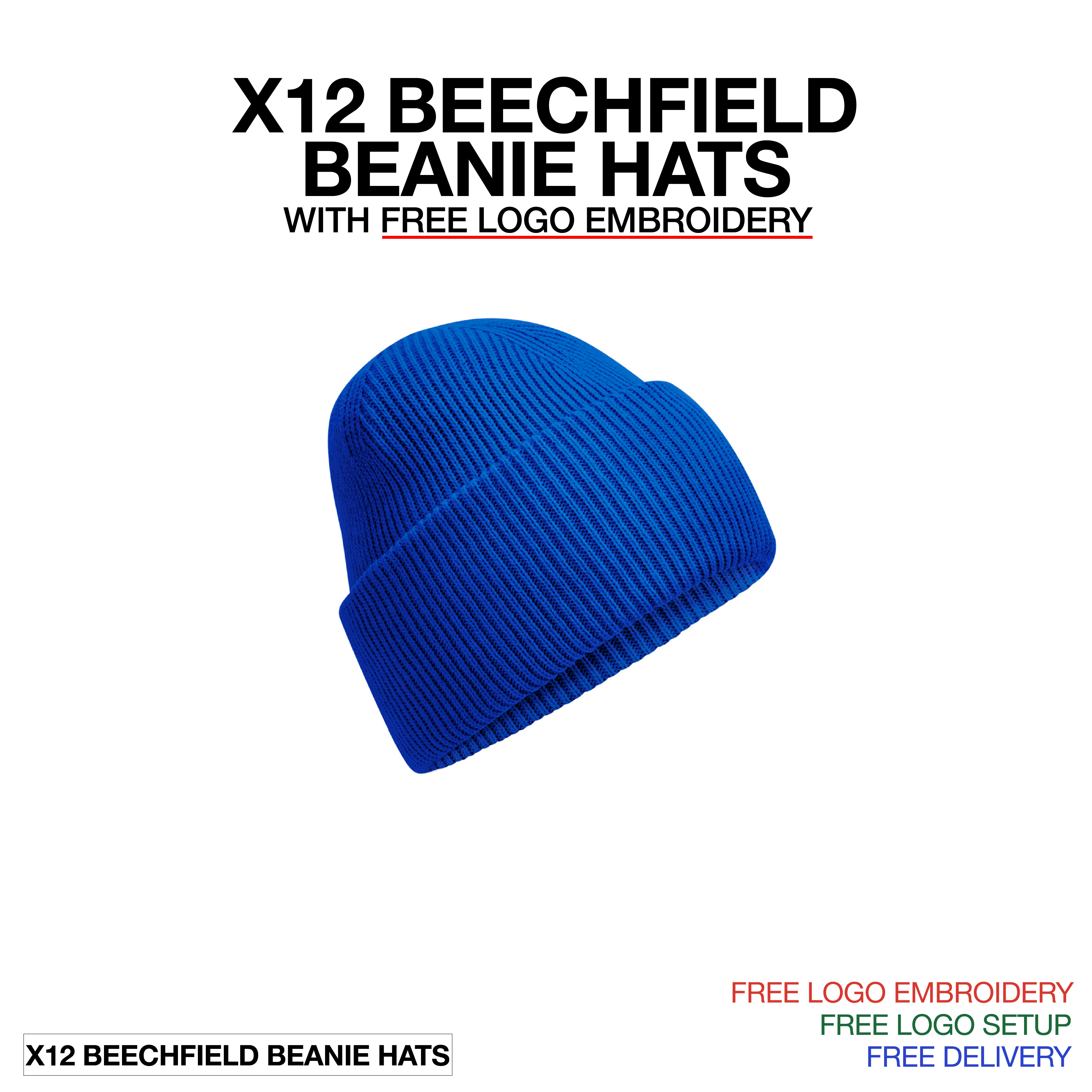 12 Beanie Hats Bundle