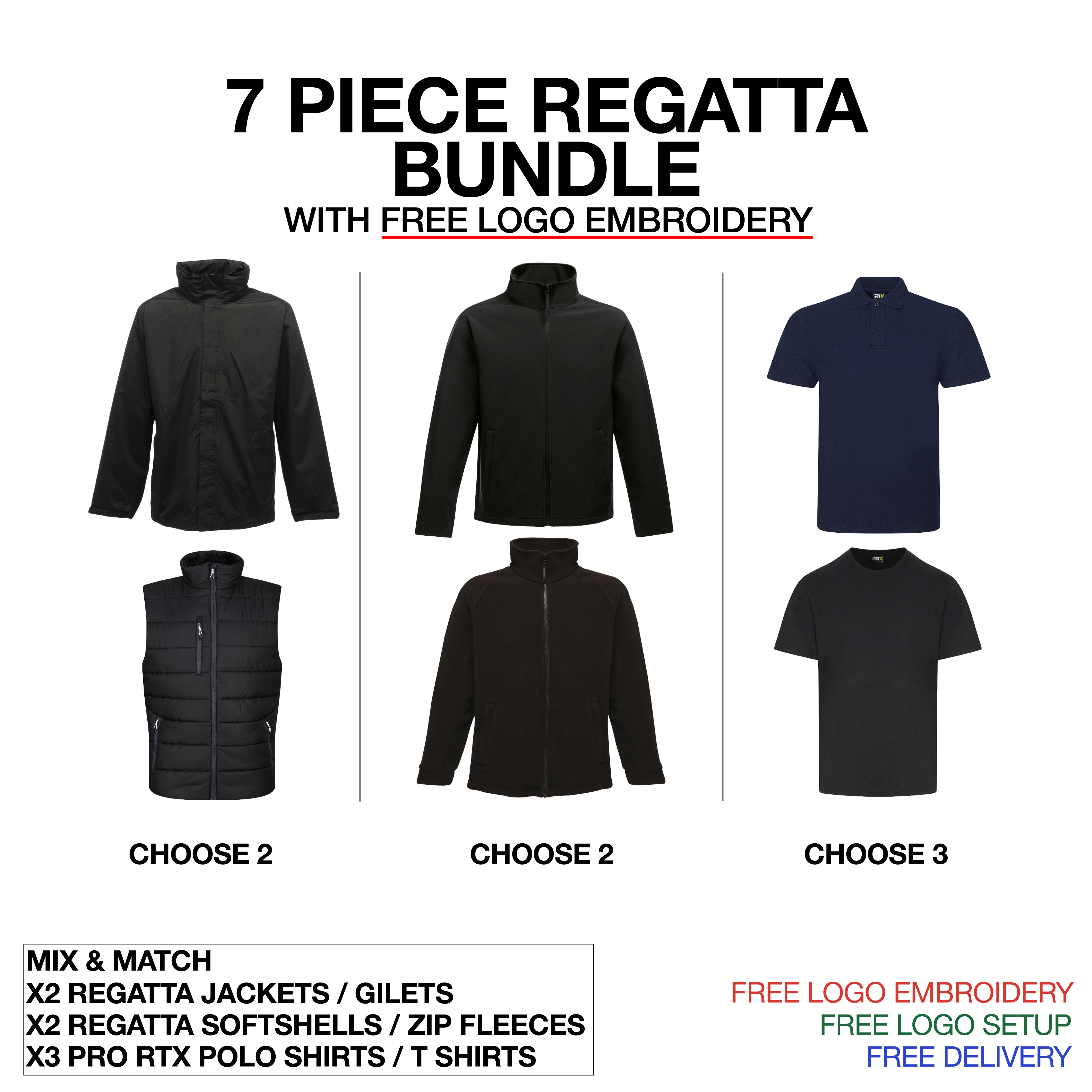 7 Piece Regatta Bundle