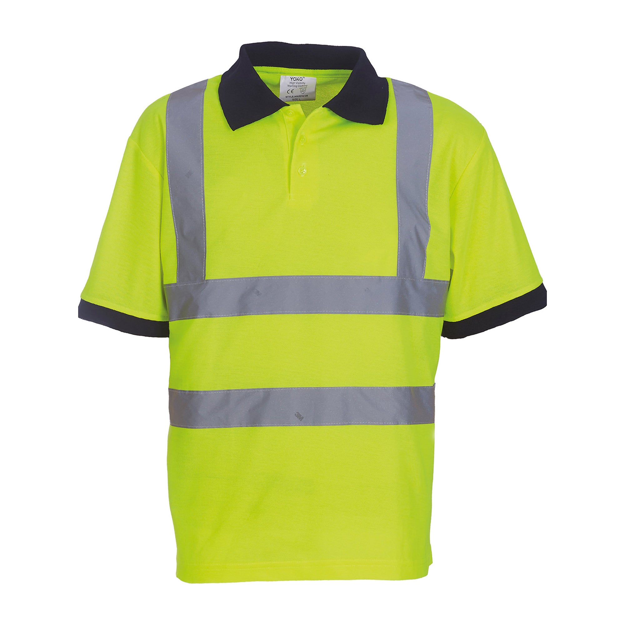 Hi-vis short sleeve polo