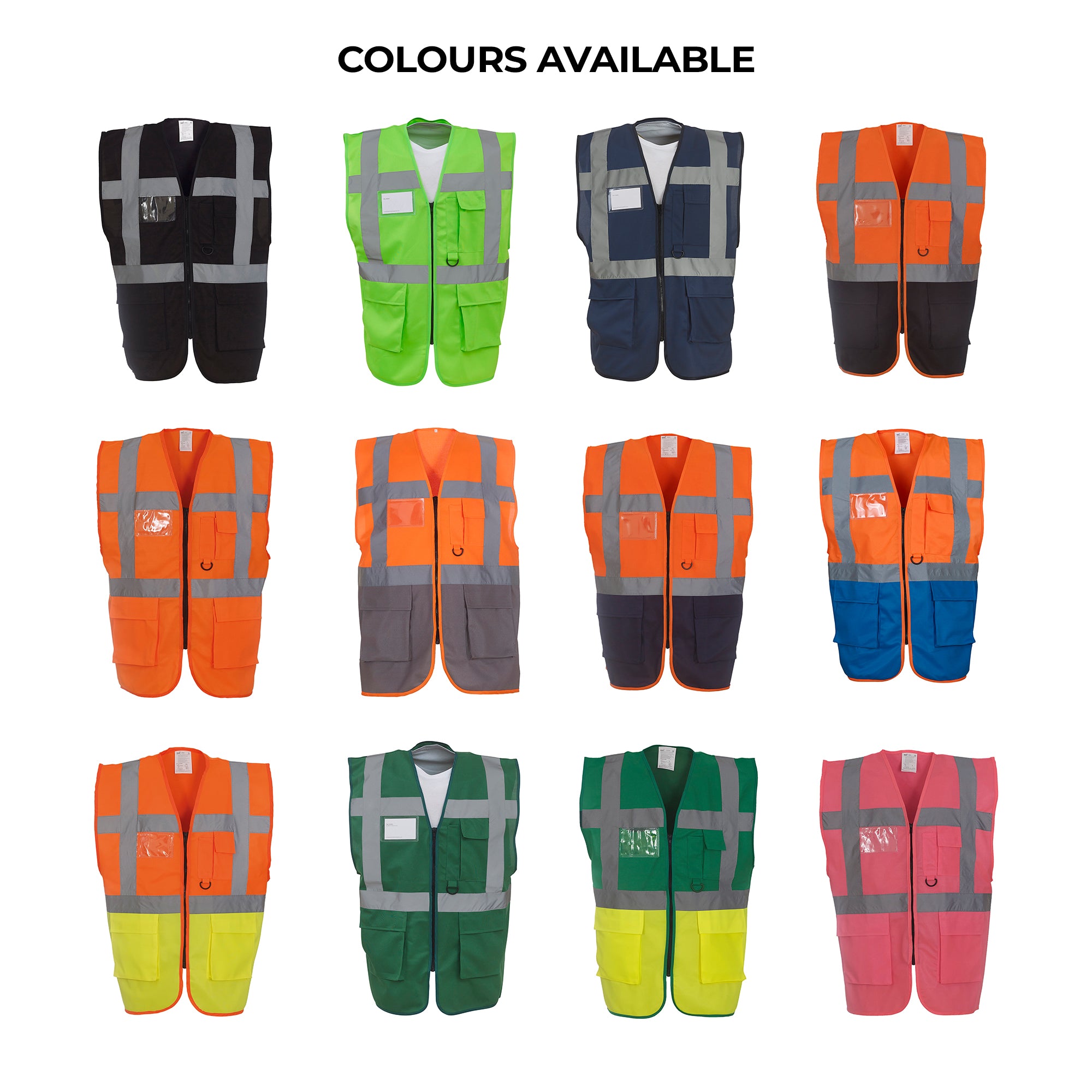 Multifunctional executive Hi-Vis waistcoat