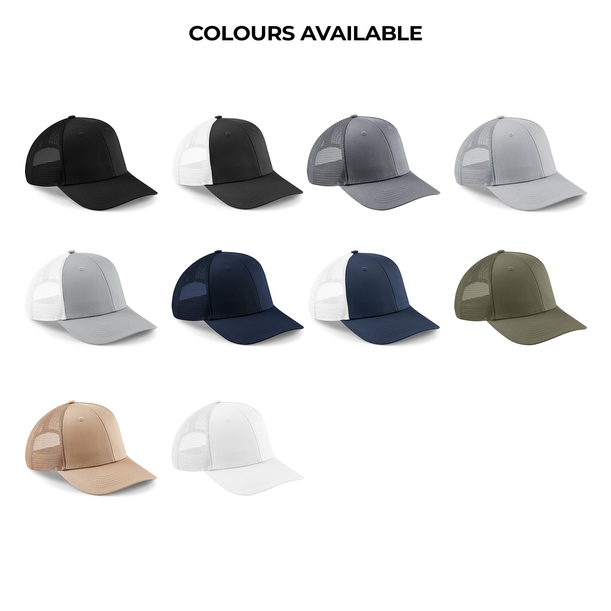 6 Panel Trucker Mesh Cap