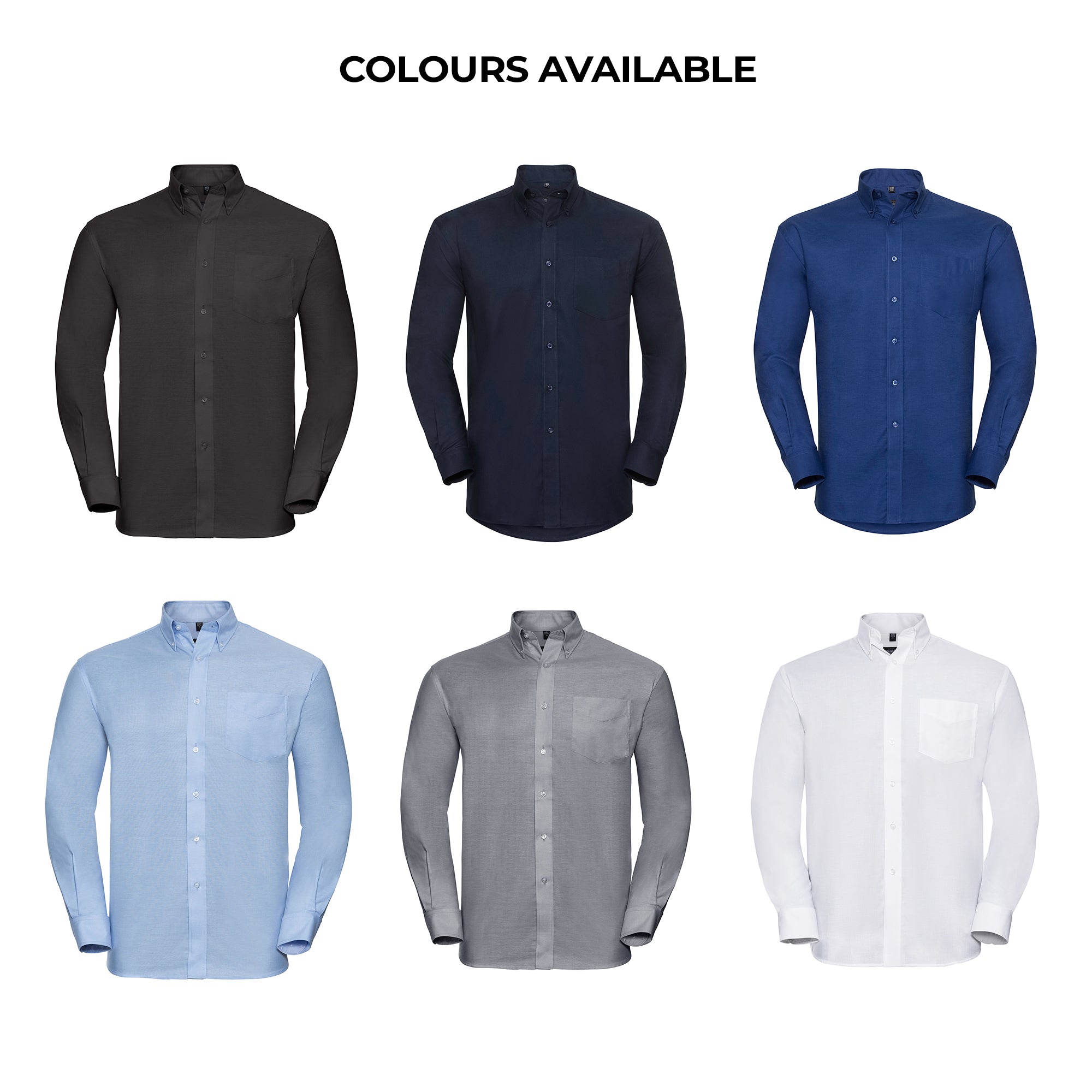 Long sleeve Easycare Oxford shirt