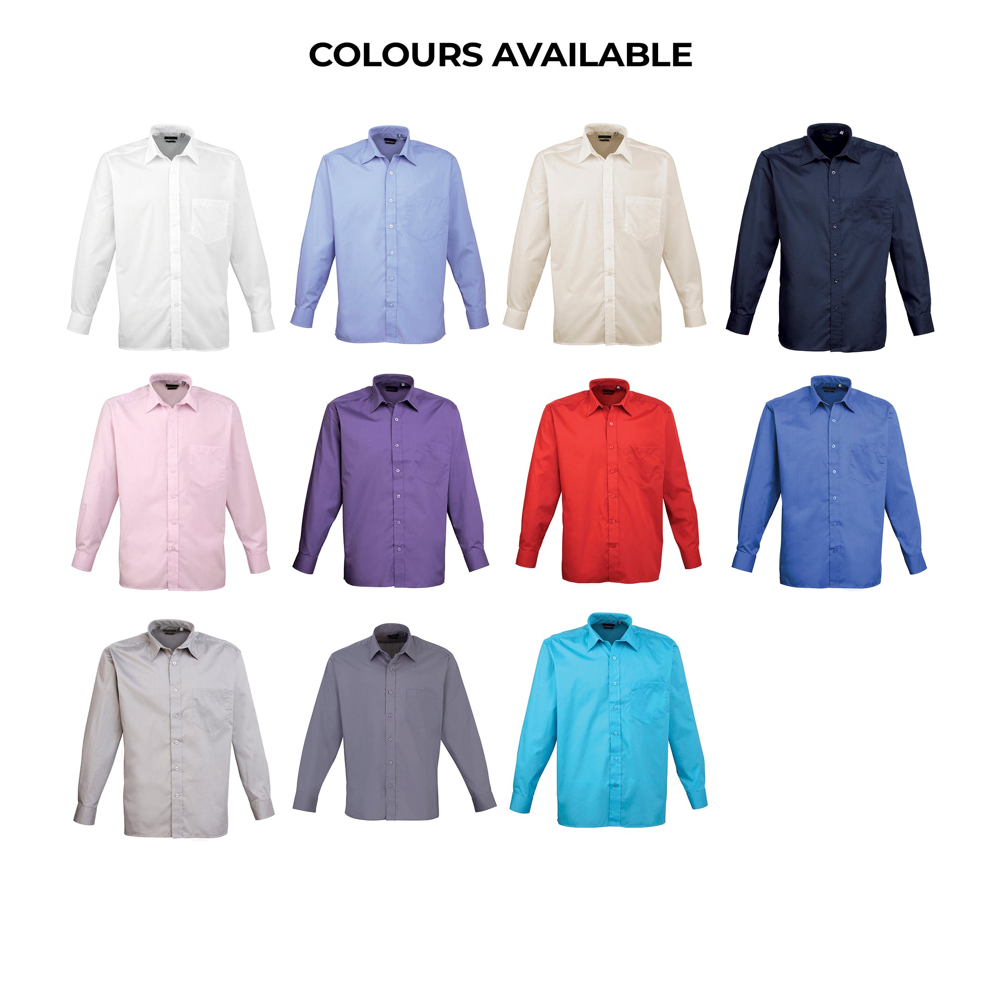Long sleeve poplin shirt