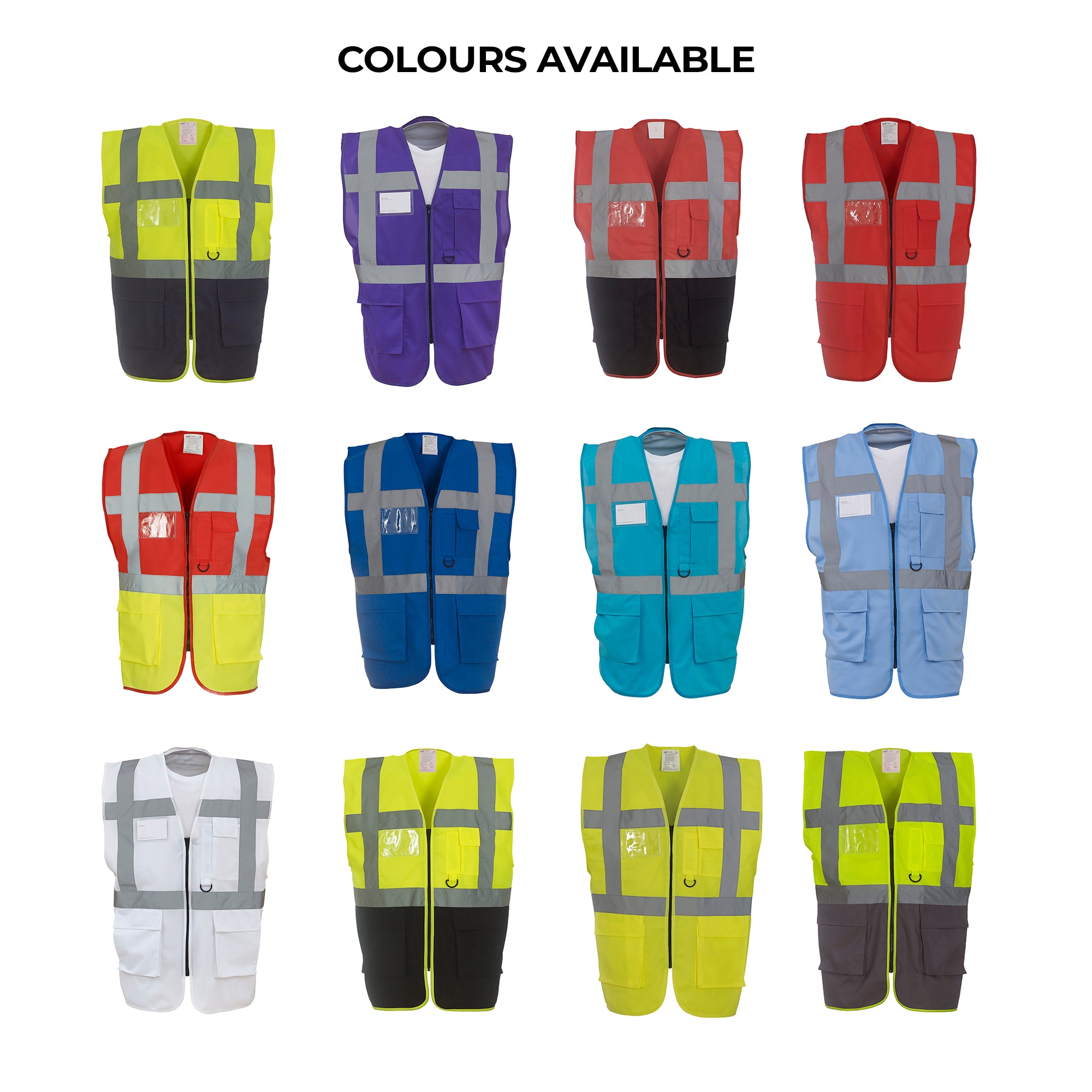 Multifunctional executive Hi-Vis waistcoat