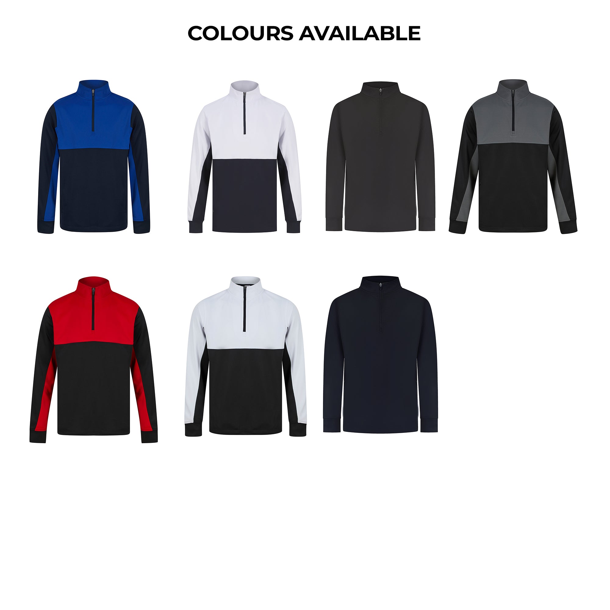 Premium polyester quarter zip tracksuit top