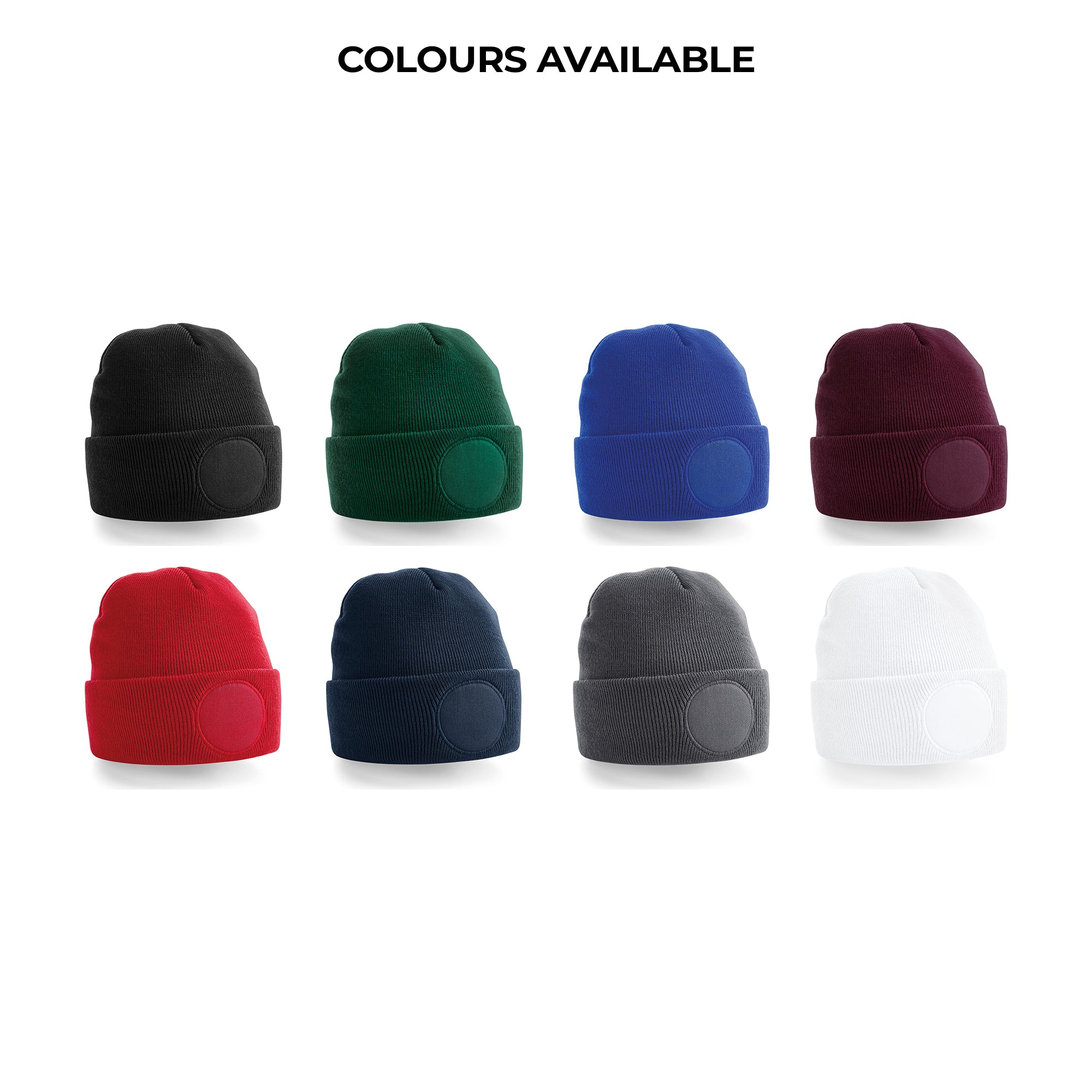 Circular Patch Beanie