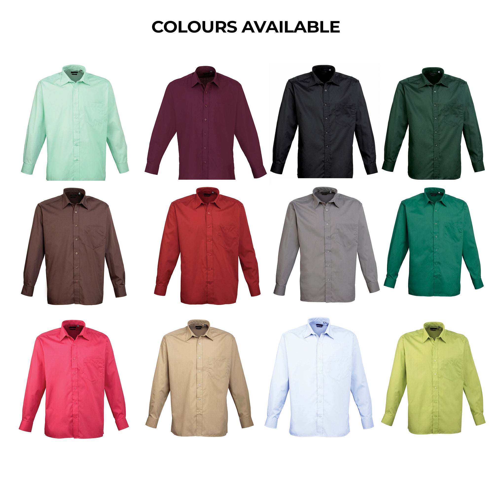 Long sleeve poplin shirt
